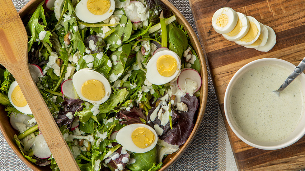 Spring Salad with Fennel and Eggs