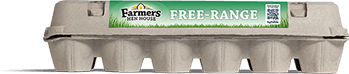 Farmers Hen House Free-Range Eggs carton profile