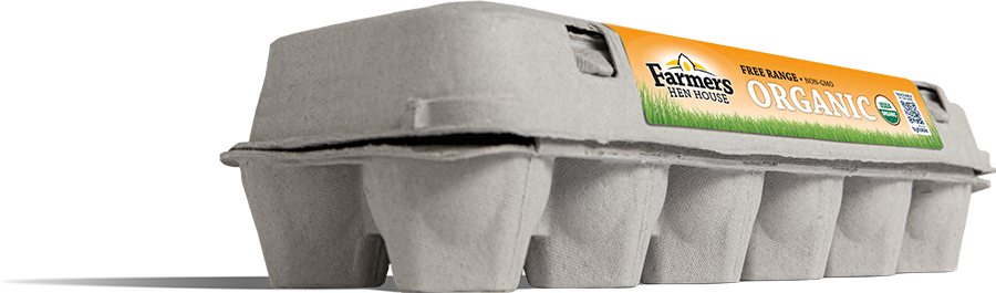 Organic Free-Range Eggs 1 Free Range Organic egg carton