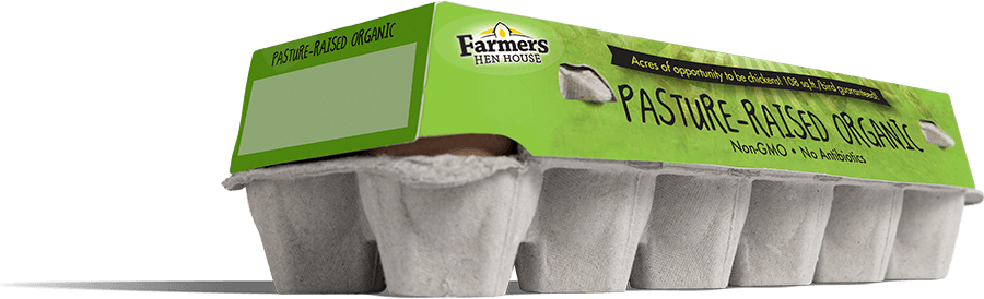 Pasture-Raised Organic Eggs 1 Farmers Hen House Pasture-Raised Organic Eggs carton profile