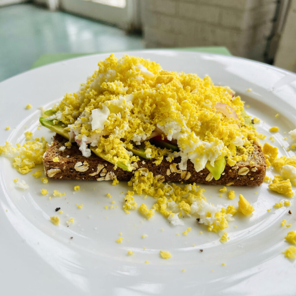 The Best Grated Egg Toast 1 Grated Egg Toast