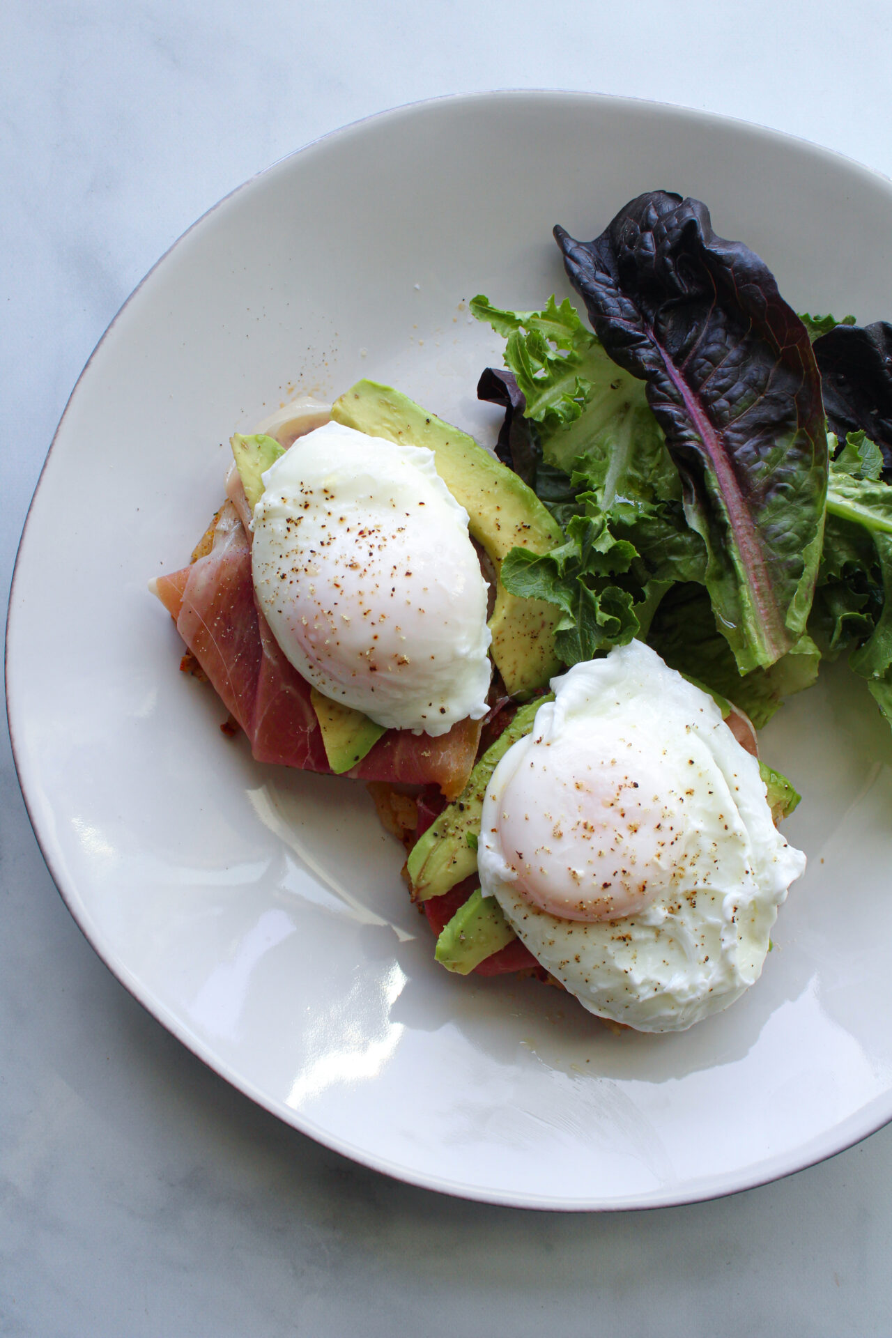 Boujee Weekend Brunch on plate