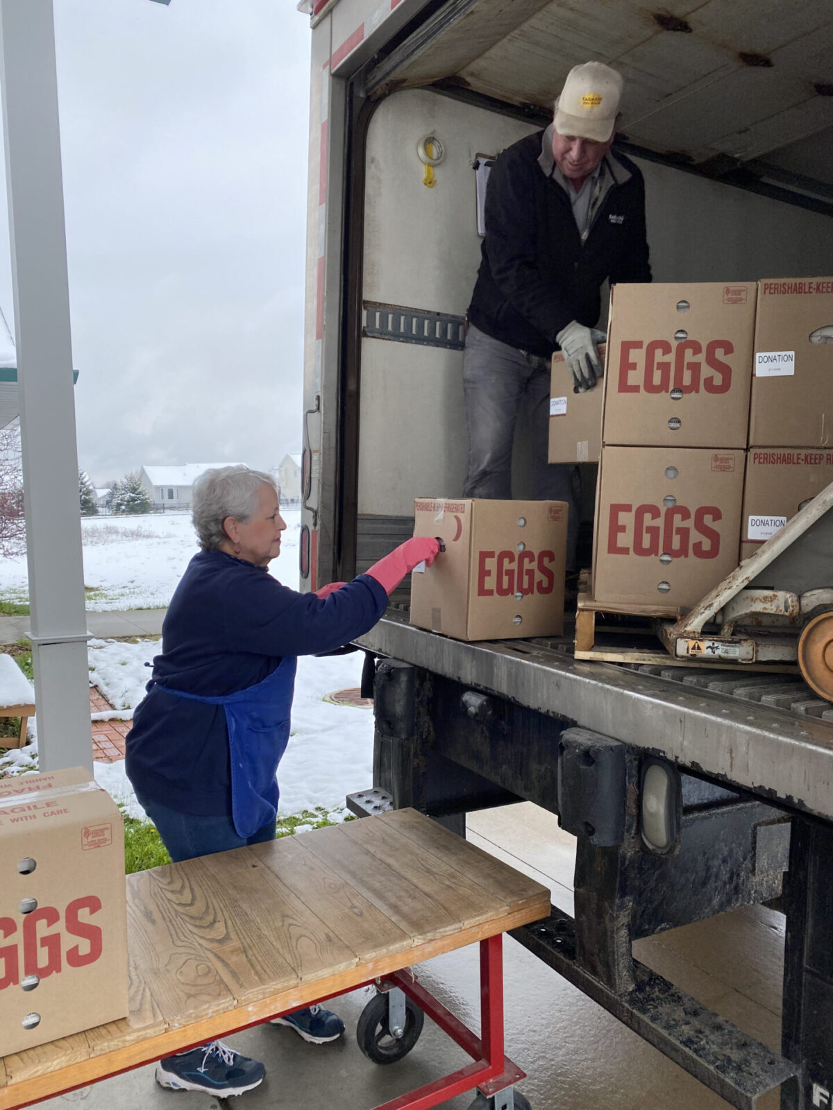 food bank eggs