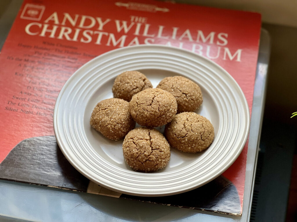 Nana's Ginger Snap Cookies (Gluten-free recipe) 6 ginger snap cookies