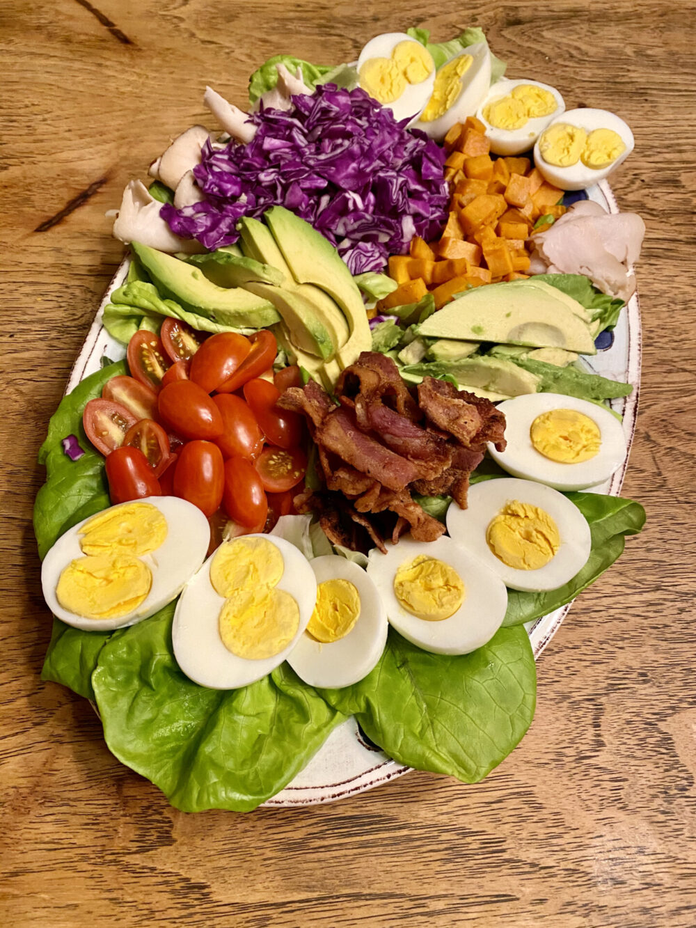 Cobb Salad Special overhead shot