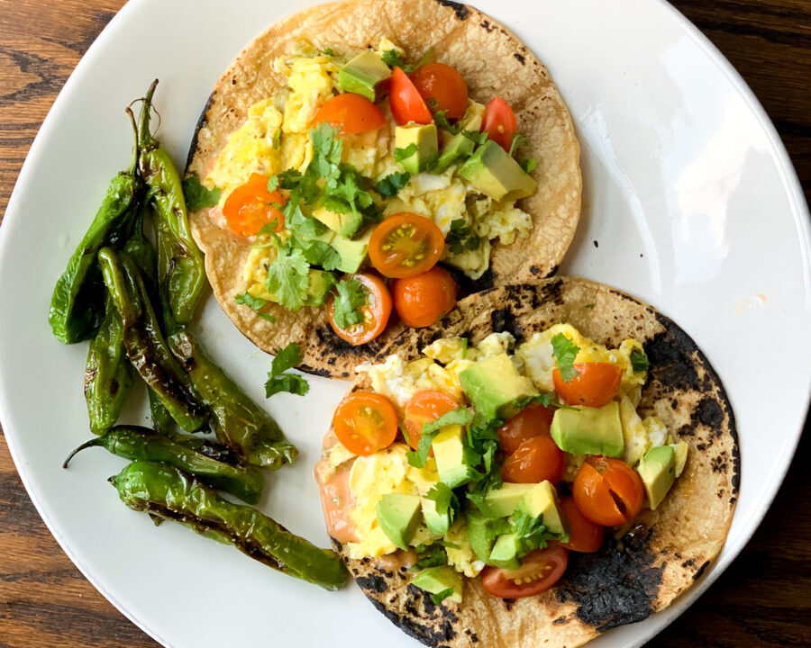 Breakfast Garden Tacos