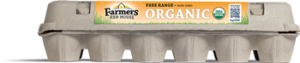 Farmers Hen House Free-Range Organic Eggs carton