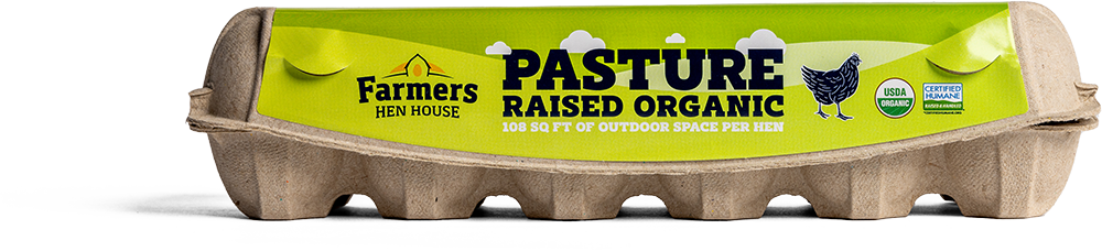 farmers hen house pasture raised organic front