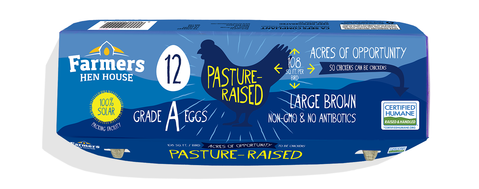 Pasture-Raised Eggs 6 farmers hen house pasture raised top