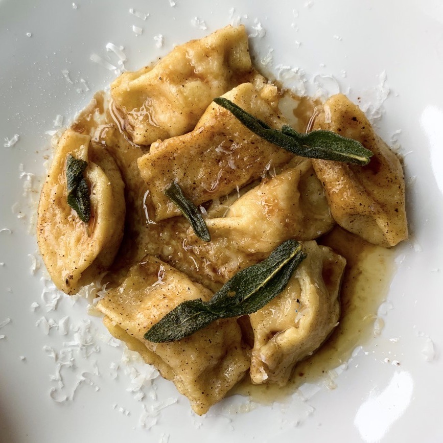 Handmade Pumpkin Agnolotti